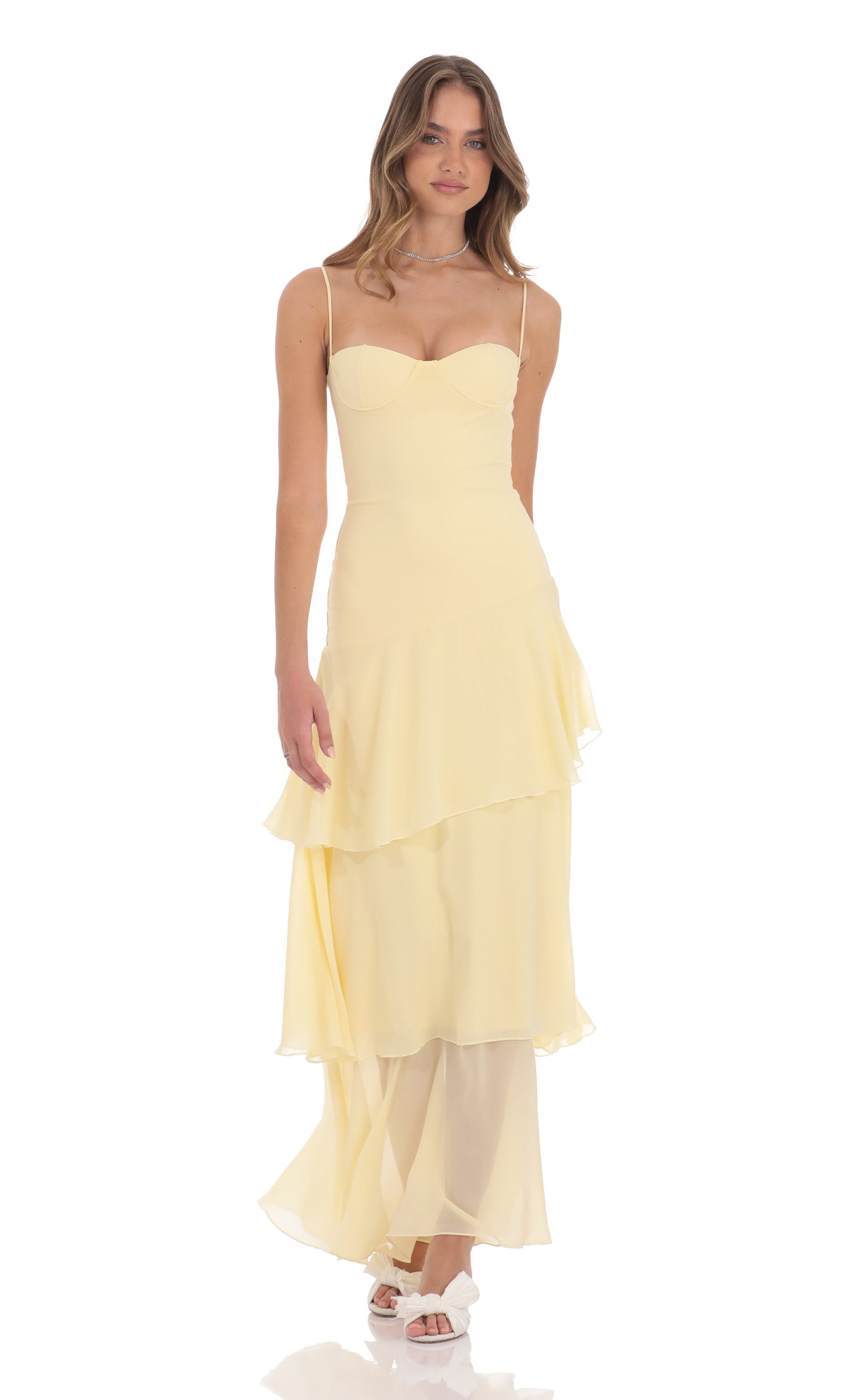 Solea Ruffle - Maxi Jurk