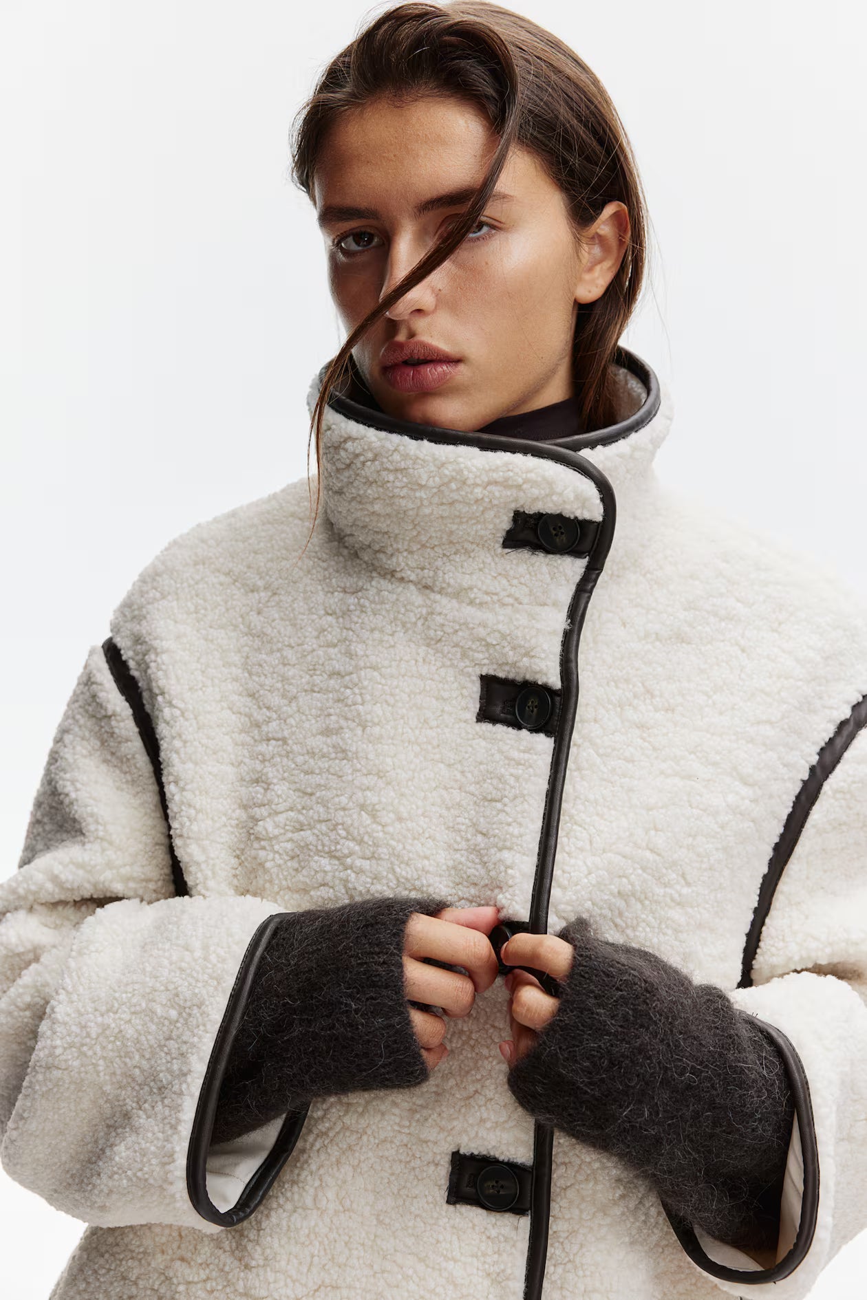 Laxe | Kurtka Premium Teddy – Luźny krój