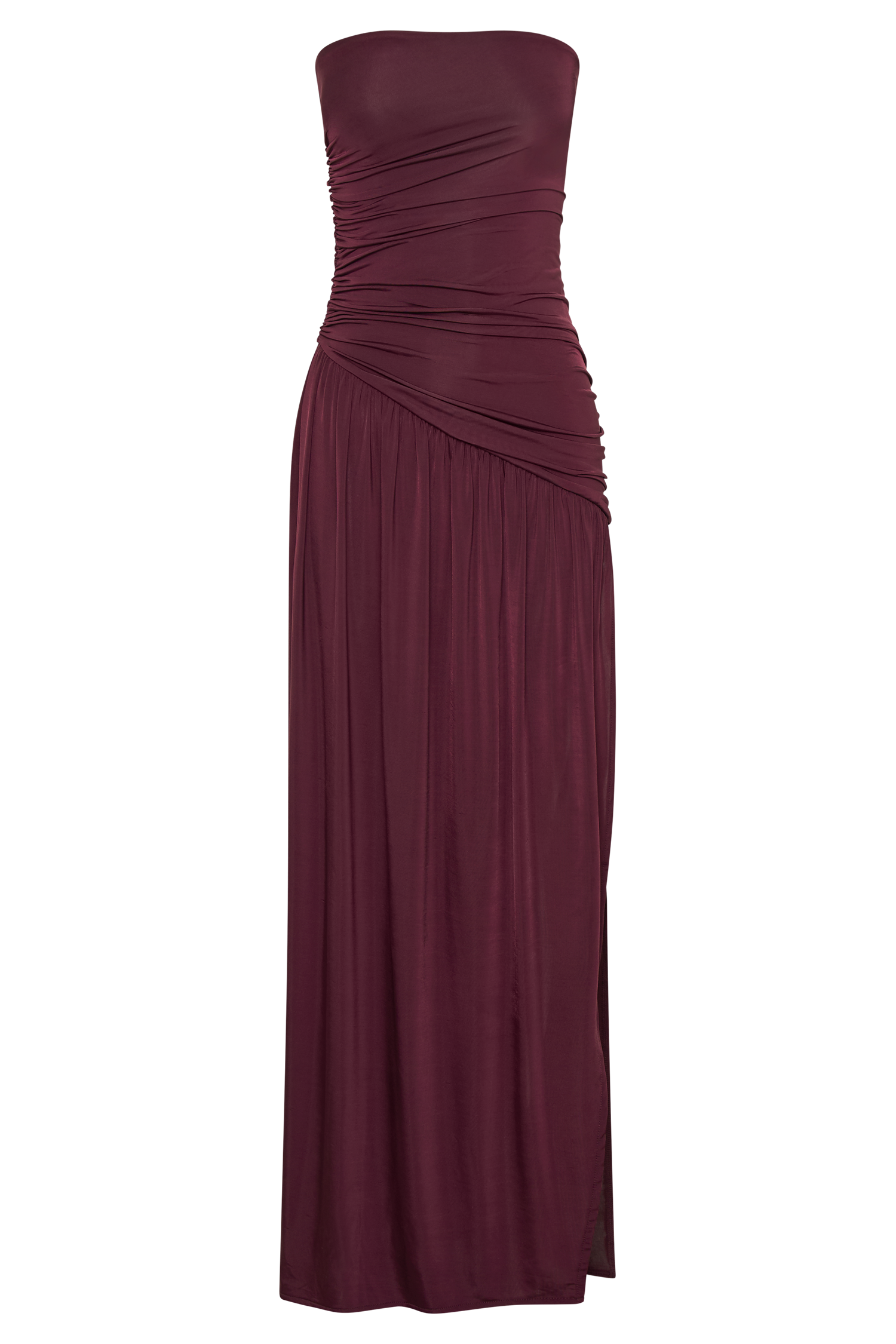 Mystic Maroon - Maxi Jurk