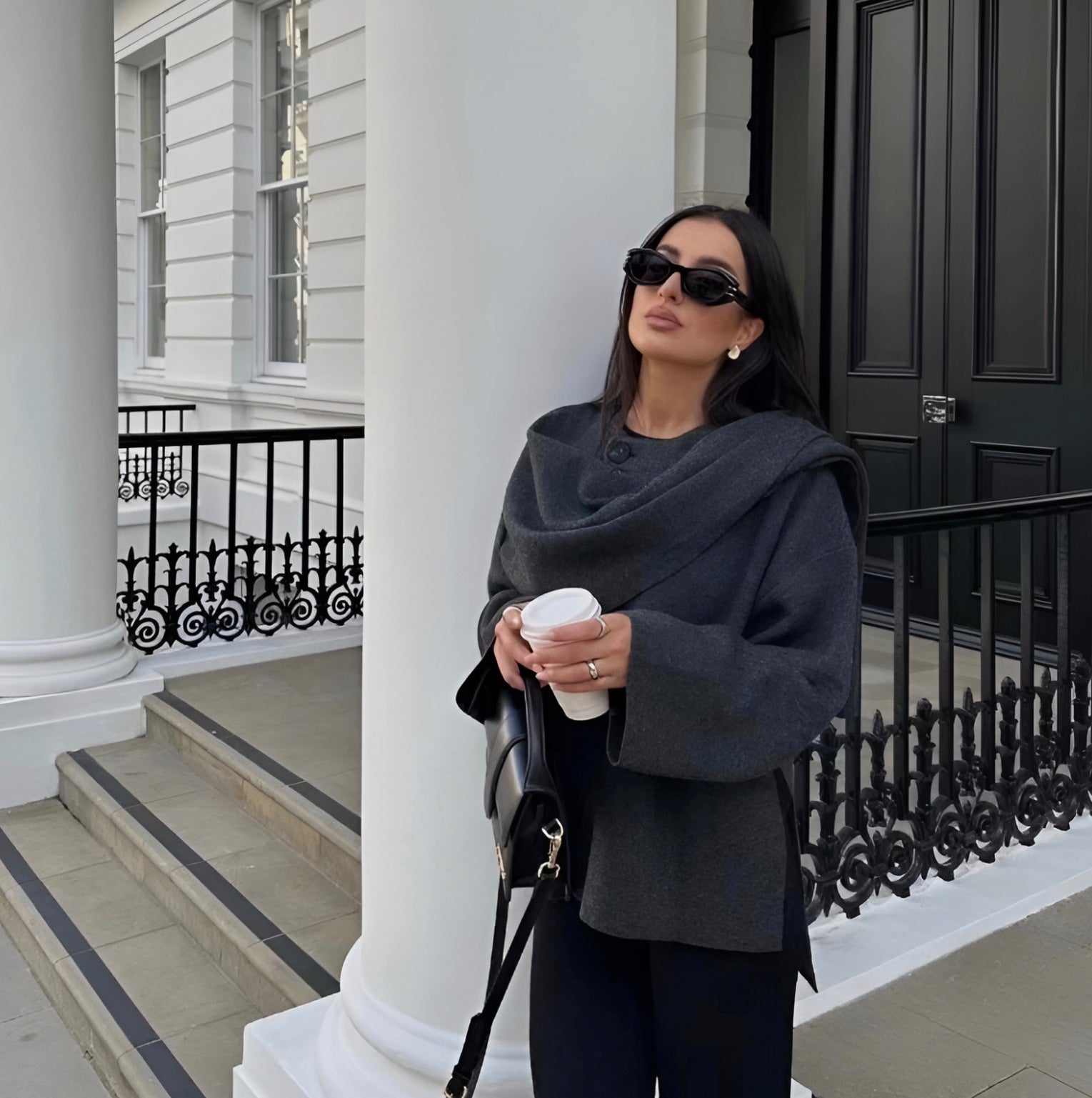 Peleryna Melara | Modna peleryna damska