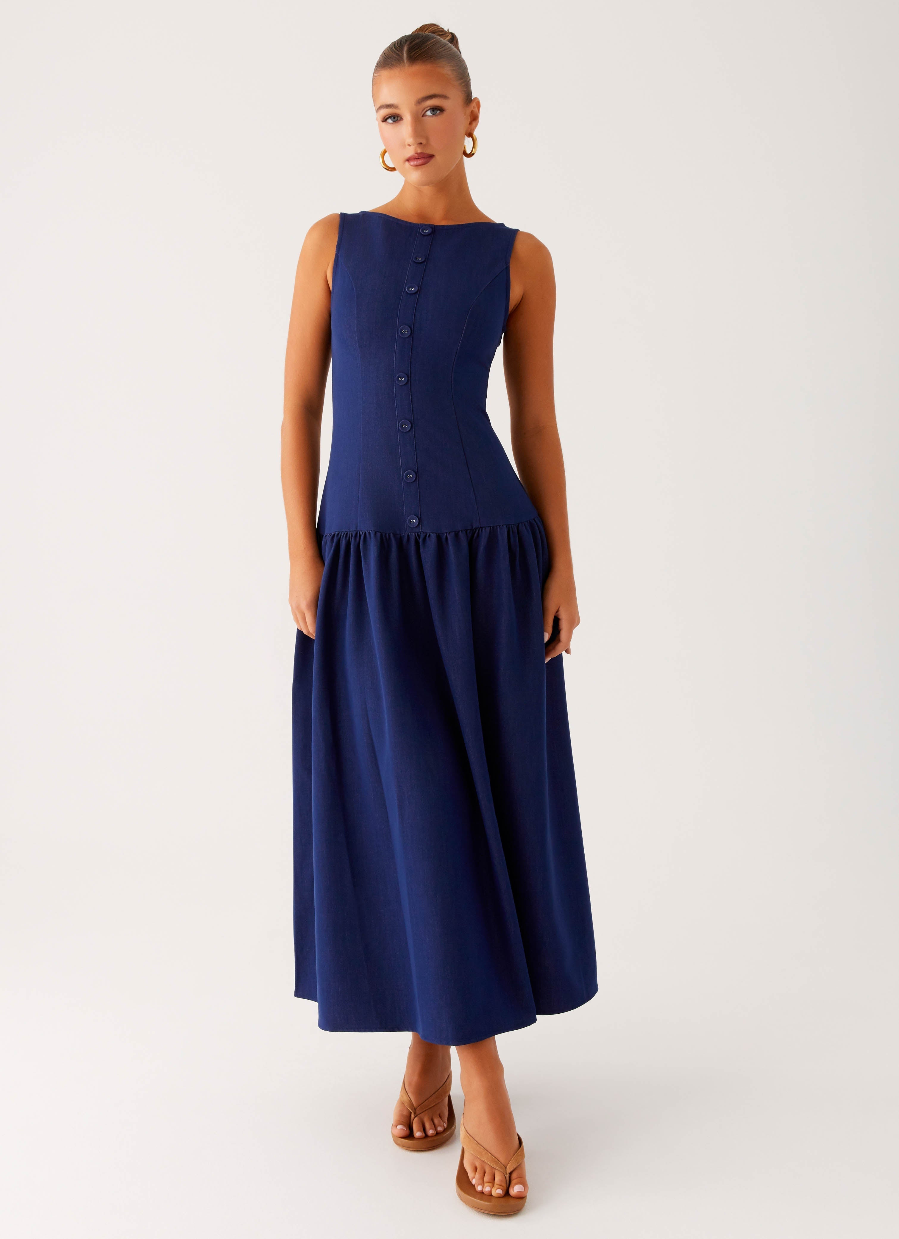 Hayes - Denim Maxi Jurk