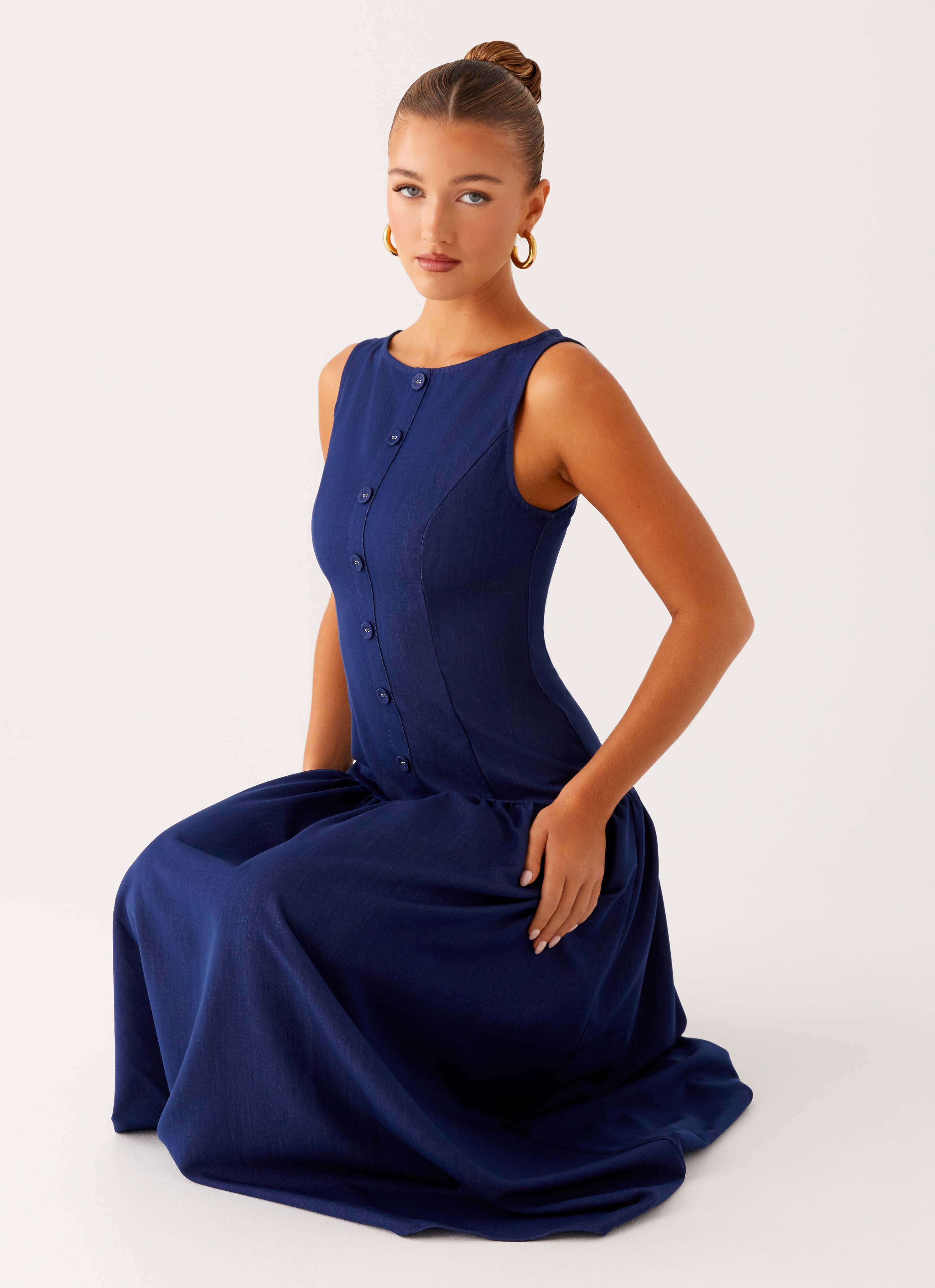 Hayes - Denim Maxi Jurk