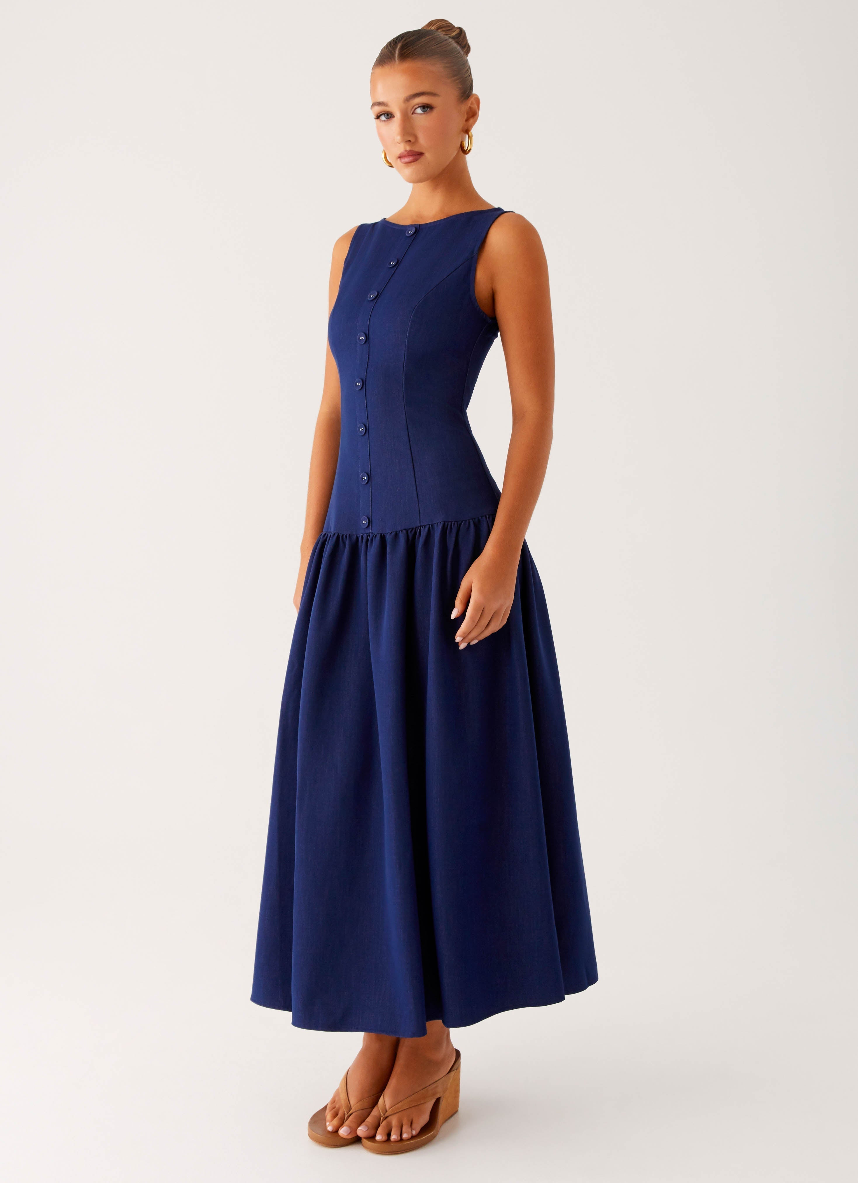 Hayes - Denim Maxi Jurk