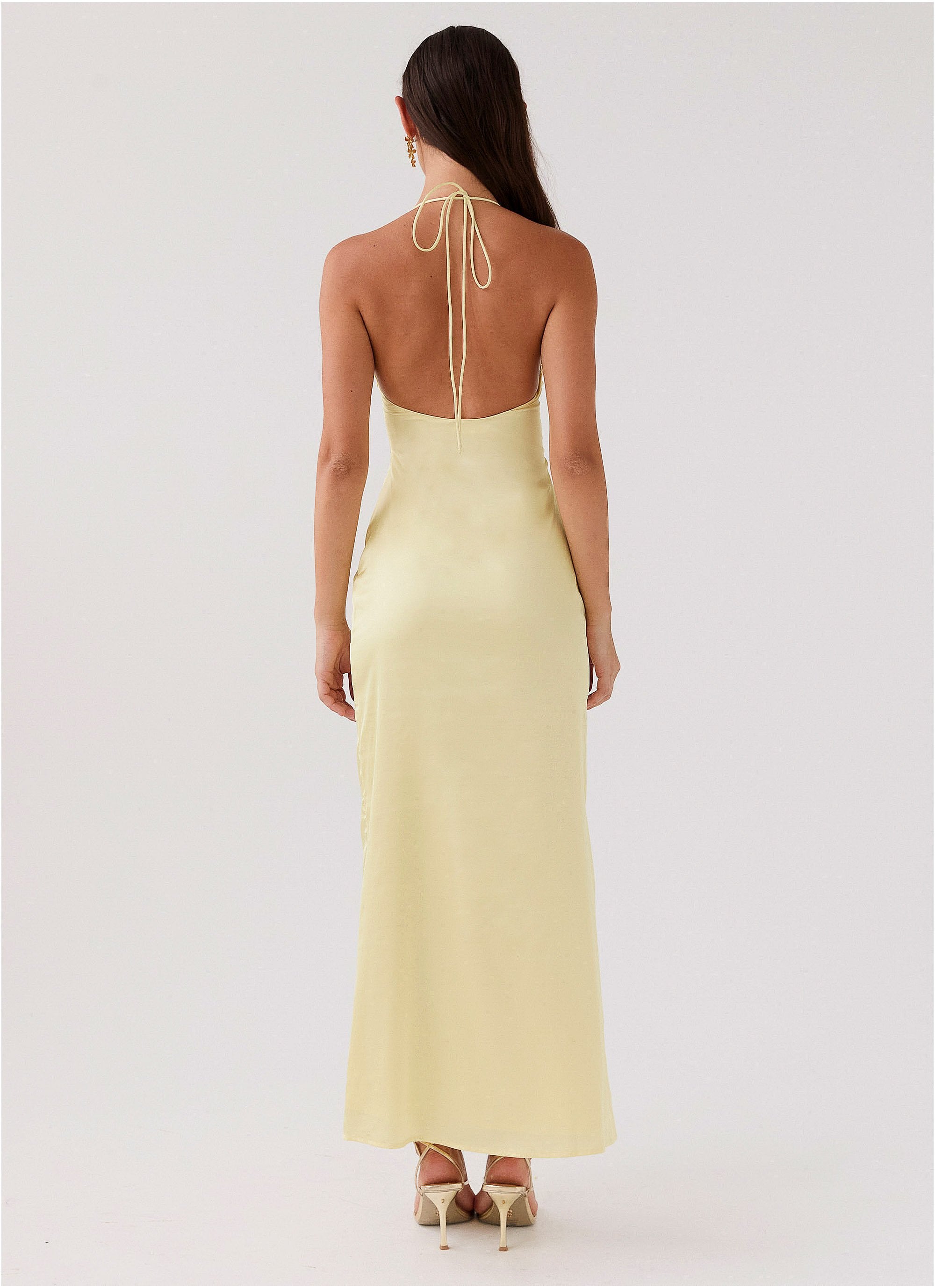Dream Sight Lace Satin - Maxi Jurk