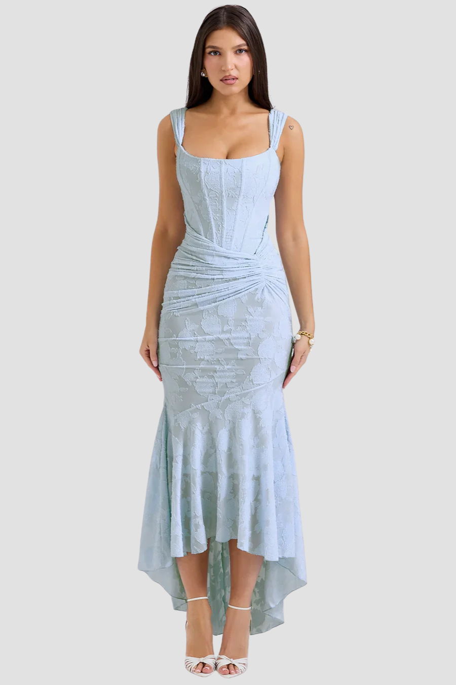 Sukienka maxi z koronką Casandra