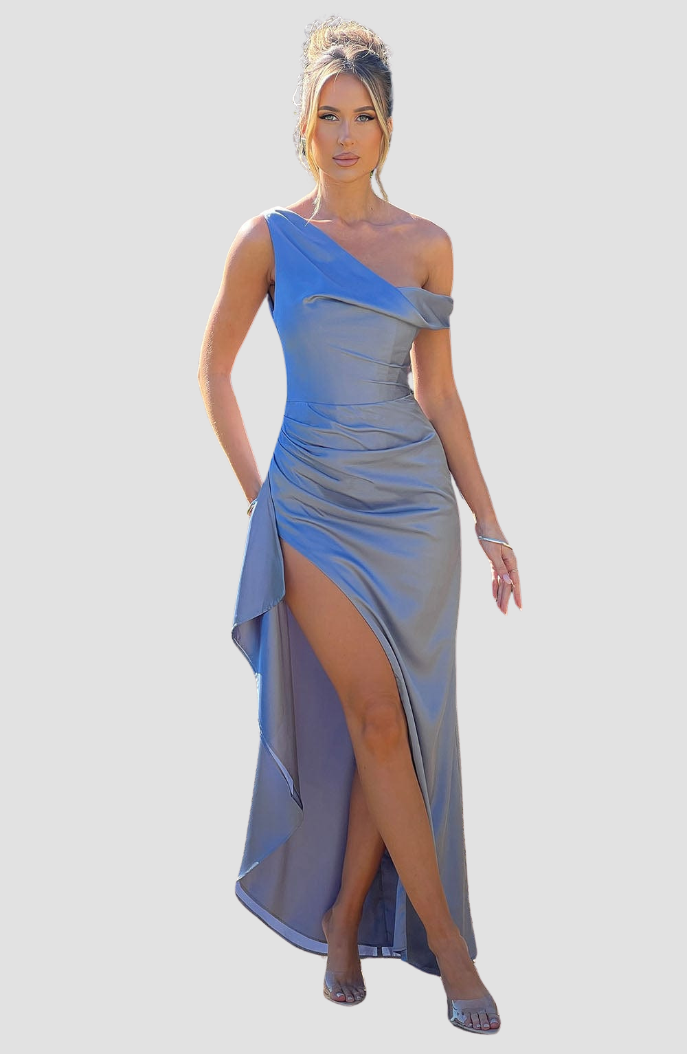 Sukienka Juliene Maxi - Dusty Blue