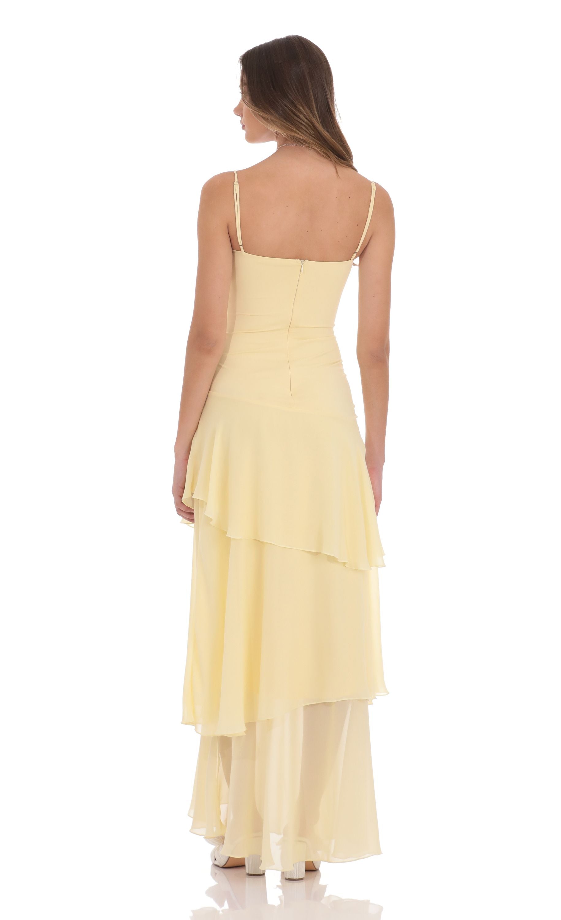 Solea Ruffle - Maxi Jurk