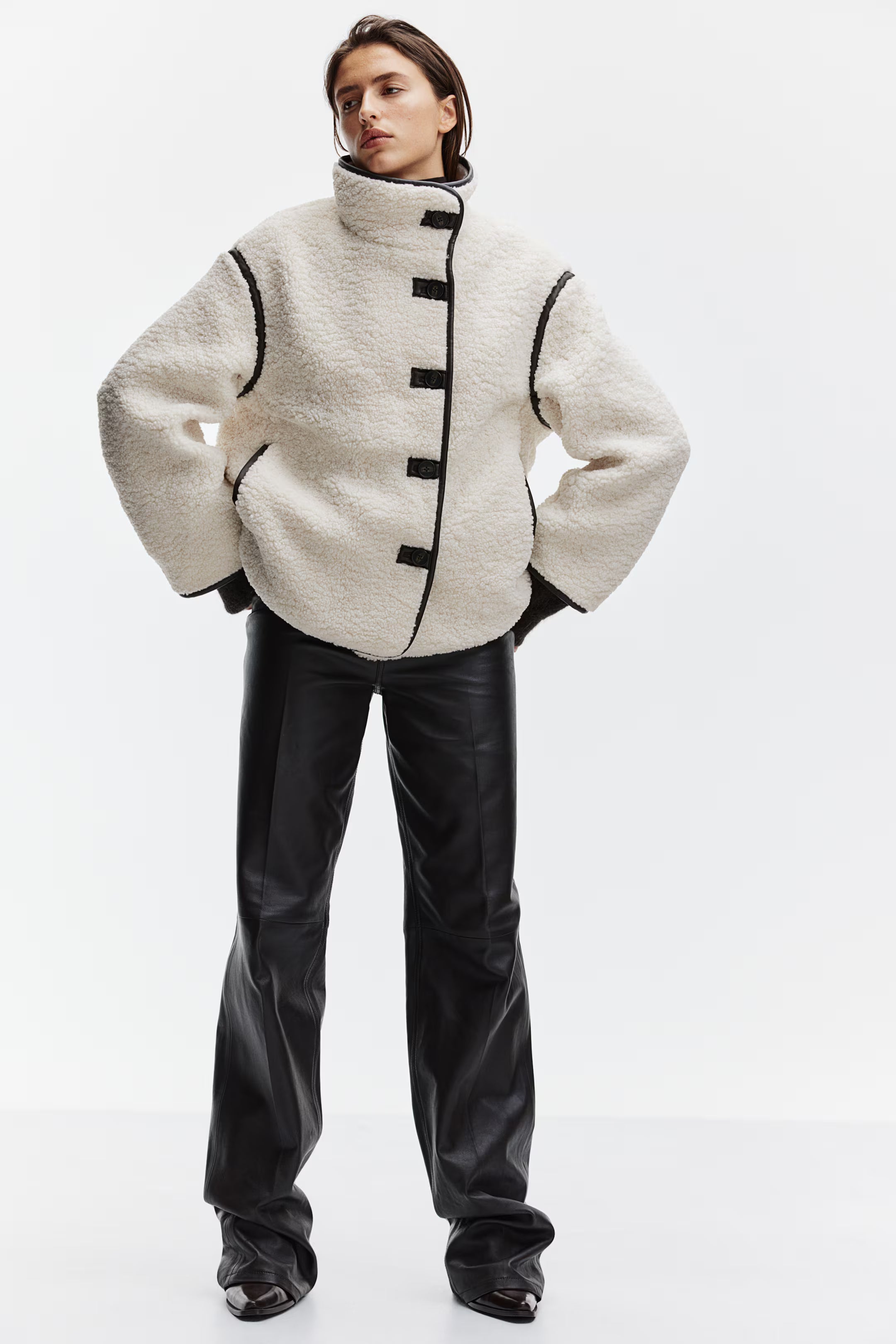 Laxe | Kurtka Premium Teddy – Luźny krój